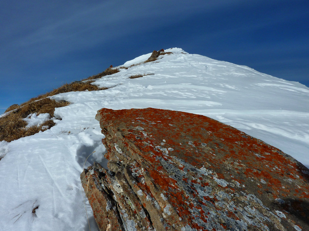 Début de l'arête : Bleu, blanc, Rouge