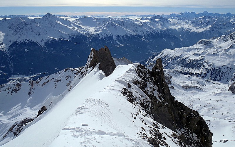 #7 sommet brèche Loza : depuis le sommet de la brèche => vers le Sud sommet brèche Loza : depuis le sommet de la brèche => vers le Sud
