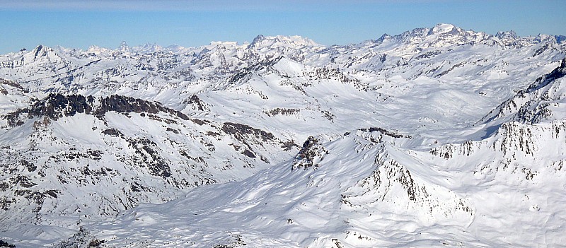 #12 Panorama N/E : ... depuis le sommet : Grand Paradis + les 4000m du Valais ! Panorama N/E : ... depuis le sommet : Grand Paradis + les 4000m du Valais !