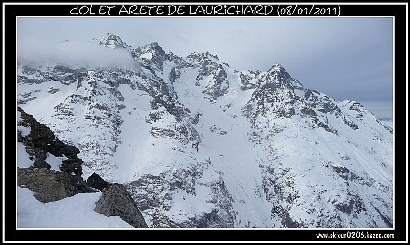 #3 Depuis le Col : Vue sur La Meije. Depuis le Col : Vue sur La Meije.