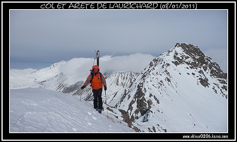#4 Arête de Laurichard : Sur l Arête de Laurichard : Sur l'arête, la partie neige.