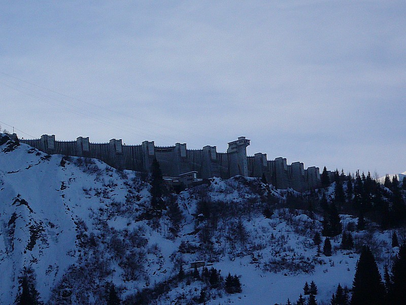 #4 barrage de la Girotte : imposant barrage de la Girotte : imposant
