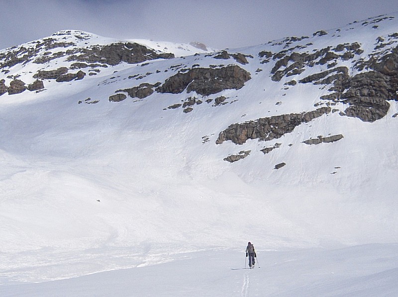 #1 au dessus des cascades : neige dure (couteaux utiles) au dessus des cascades : neige dure (couteaux utiles)