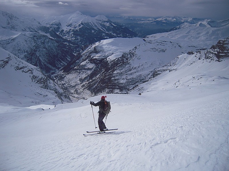 #5 debut de la descente : neige dure debut de la descente : neige dure