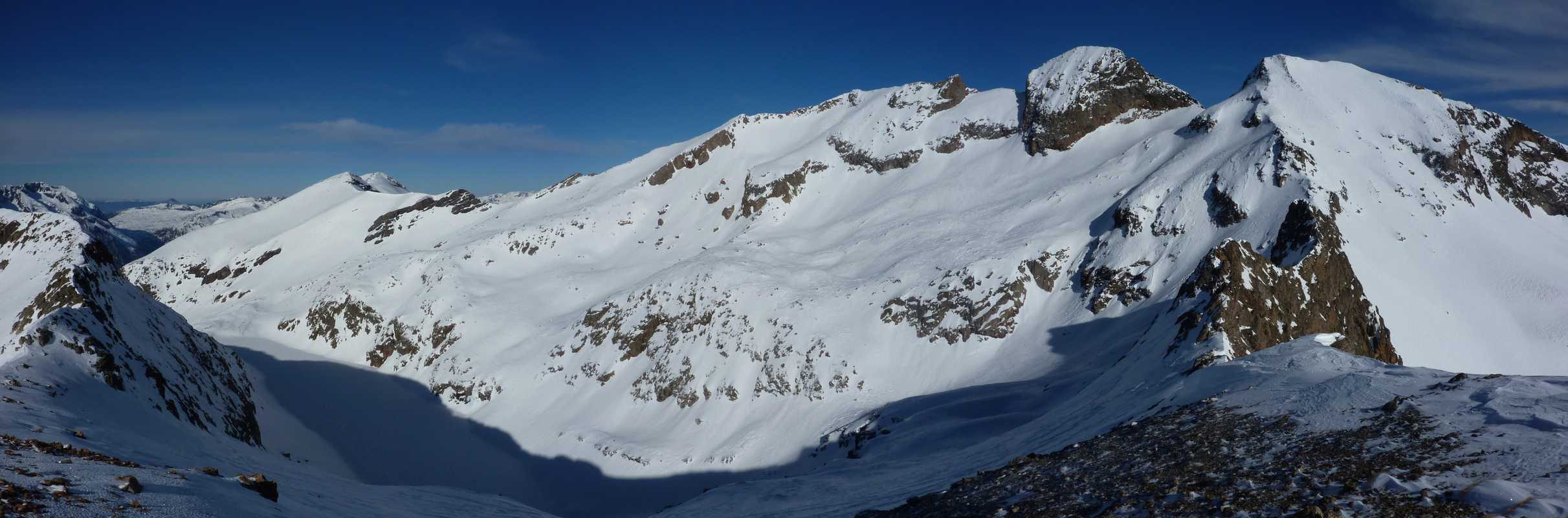 #2 Neyrard : Vue N0 : Pic du col d Neyrard : Vue N0 : Pic du col d'Ornon, Rochail, Malhaubert, Confolant