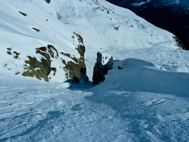 #4 Pte de la Terrasse : Passage au dessus du couloir inférieur Pte de la Terrasse : Passage au dessus du couloir inférieur