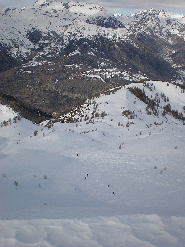 #4 descente : vue plongeante descente : vue plongeante