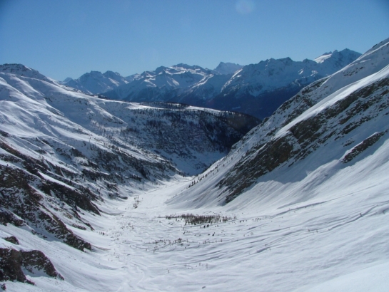 #3 Vallon de Planaval : depuis le haut du verrou rocheux (2350 m) Vallon de Planaval : depuis le haut du verrou rocheux (2350 m)