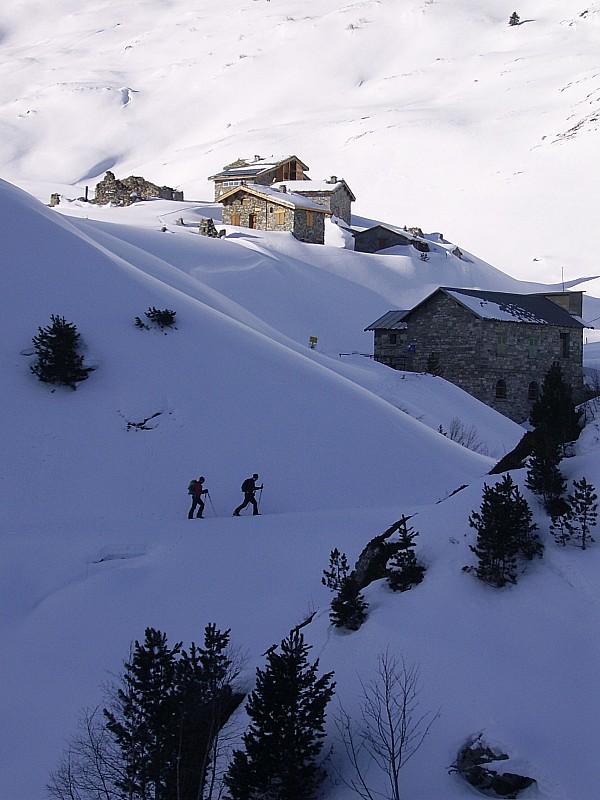 fontaine froide : la neige commence à être bonne