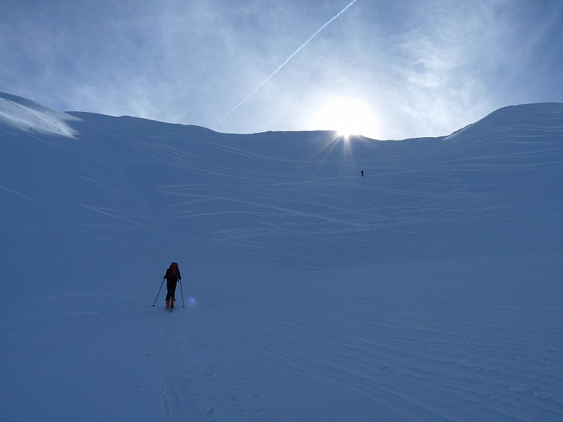 #5 Côte Belle : Bonne trace de montée en versant N Côte Belle : Bonne trace de montée en versant N
