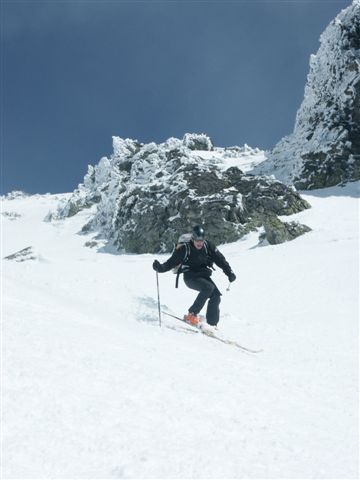 Grands Moulins : Denis dans le couloir SW.