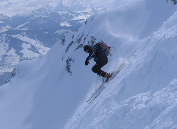 #8 Couloir NE : Jip en plein vol ! Couloir NE : Jip en plein vol !