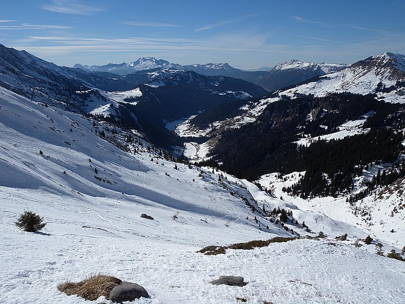 Val du Bouchet : l'enneigement en ce printemps de février 2011