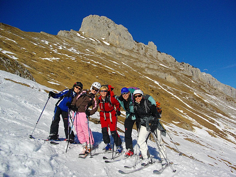 Aiguille Verte : Heureux