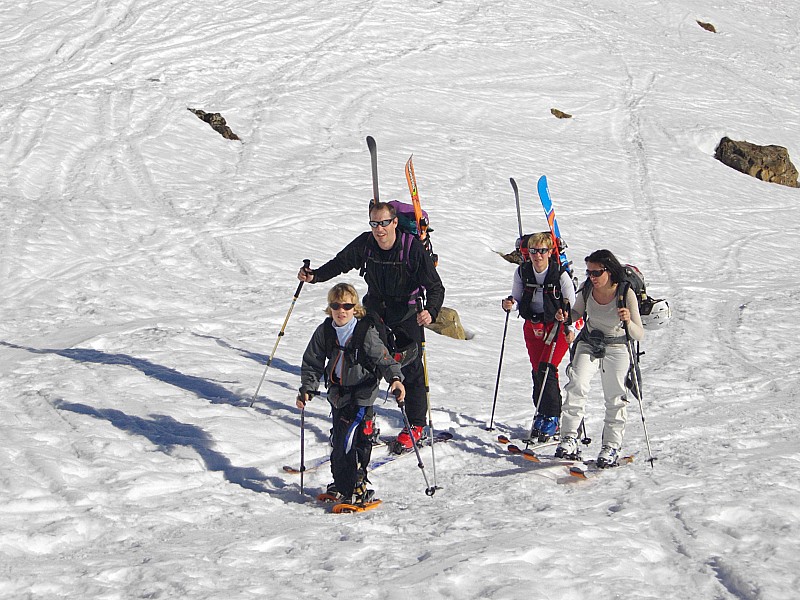 Aiguille Verte : une belle collective familiale