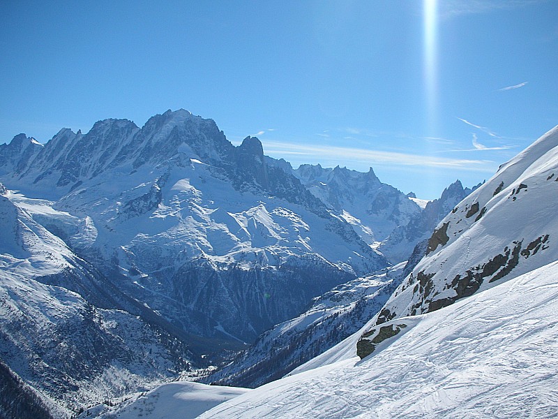 #5 Pointe de la Terrasse : Panorama: Verte, Drus, Dent du Géant dans le fond ... Superbe !!! Pointe de la Terrasse : Panorama: Verte, Drus, Dent du Géant dans le fond ... Superbe !!!