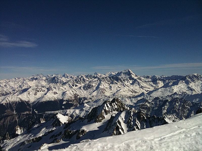 Vue du sommet : Tout simplement magnifique...