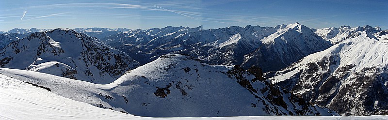 #1 Cime Condamine Panorama : De la Lauzière à la Blanche... Cime Condamine Panorama : De la Lauzière à la Blanche...