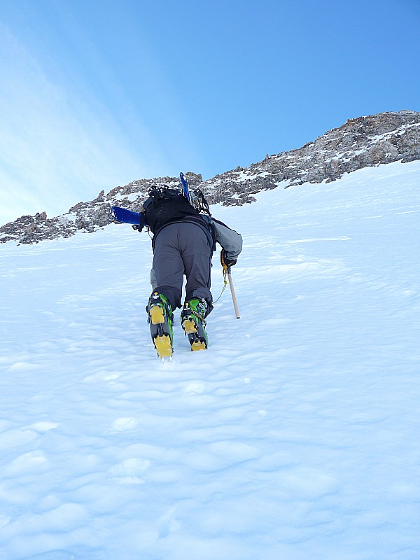 #8 Bec de l Bec de l'homme : La derniere pente :le glacier