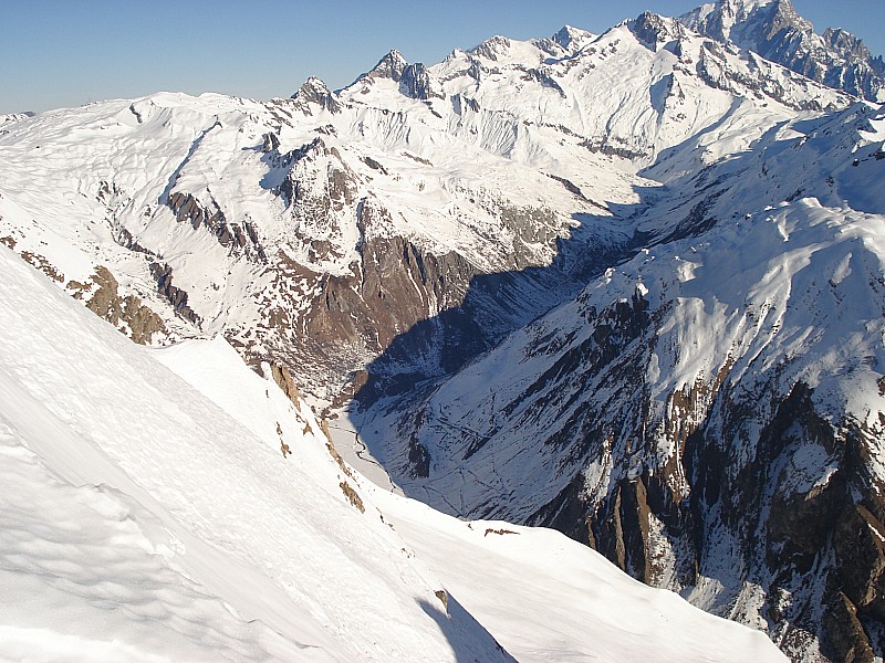 la vallée des Chapieux : Oups ! j'ai raboté le Mt Blanc