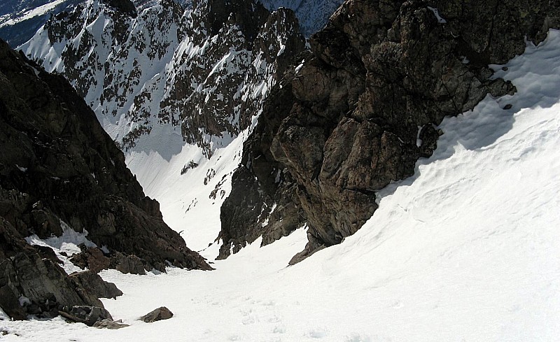 #13 Couloir Sud : Vue plongeante Couloir Sud : Vue plongeante
