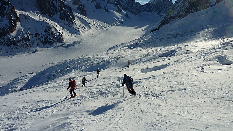 #3 Tour Noir2 : descente sur le glacier des Rognons Tour Noir2 : descente sur le glacier des Rognons