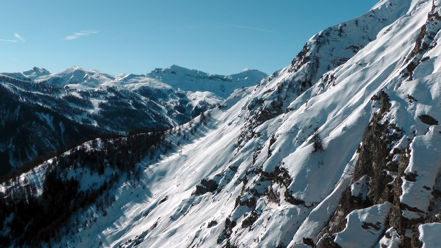 #7 Mt Riounet vue de la crête du Countet Mt Riounet vue de la crête du Countet