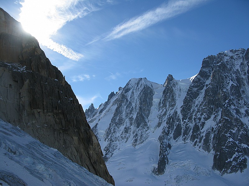 #7 Courtes / Droites : depuis le glacier d Courtes / Droites : depuis le glacier d'Argentiere.