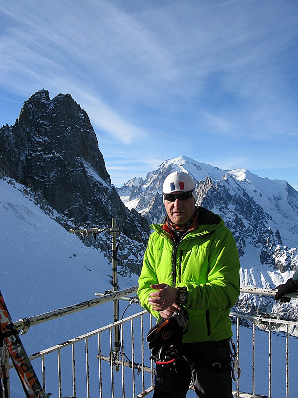 #1 Pierrot, Grands Montets : Arrivee du telepherique. Jusque la, tout va bien. Pierrot, Grands Montets : Arrivee du telepherique. Jusque la, tout va bien.
