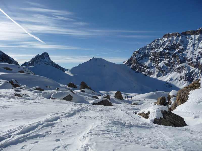#2 En montant à la Couletta : Vue sur le col sans nom En montant à la Couletta : Vue sur le col sans nom