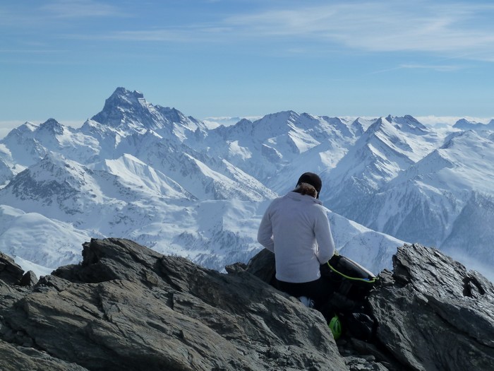 #7 Bric Froid : Pause contemplative face au seigneur des lieux. Bric Froid : Pause contemplative face au seigneur des lieux.