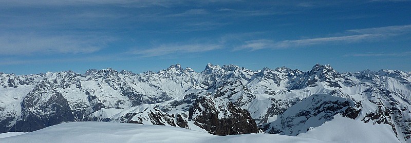 #5 Les Ecrins : vus du sommet Les Ecrins : vus du sommet