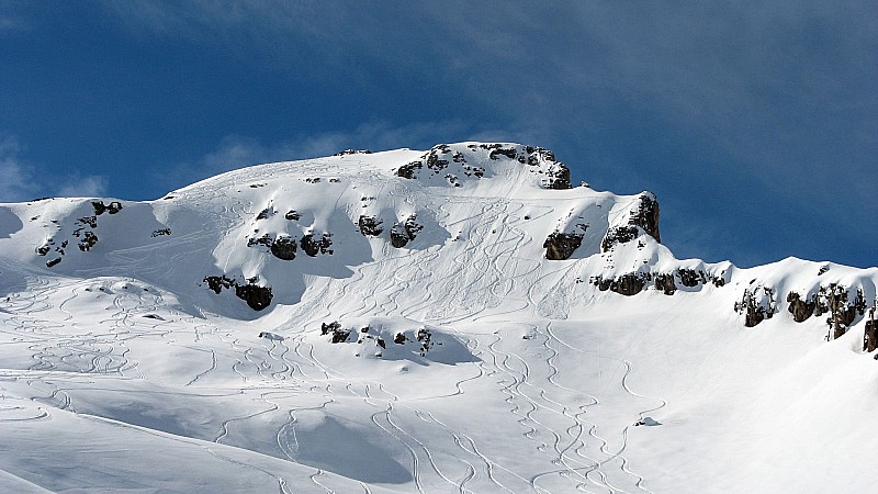#9 Cime NE de la Blanche : Bien "drayé" aujourd Cime NE de la Blanche : Bien "drayé" aujourd'hui!