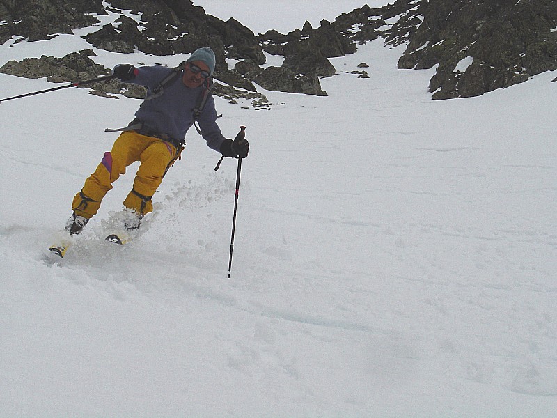 #7 couloir SW : ça s couloir SW : ça s'humidifie un poil, mais ça reste bon...