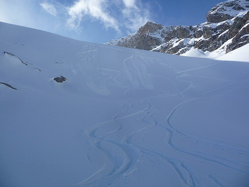 Mont Tout Blanc : Traces...