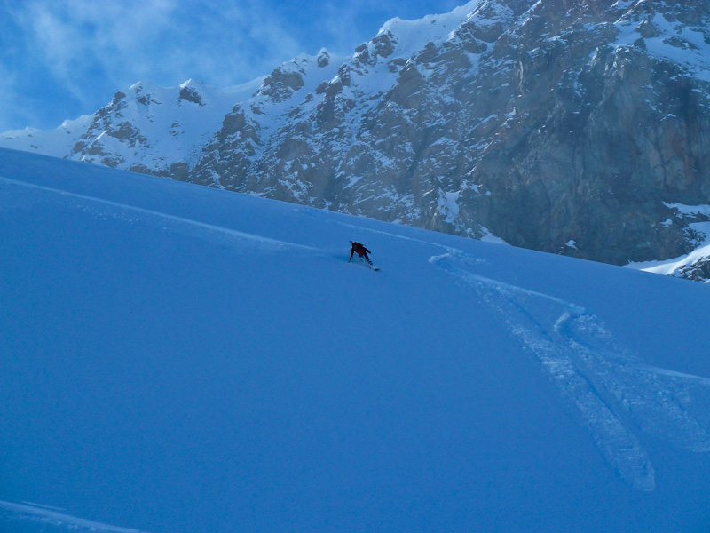 #13 Glacier de l Glacier de l'Aouille : Bonne poudreuse