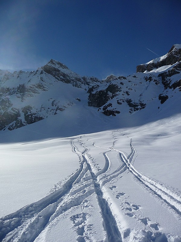 #18 Mont Tout Blanc : Au niveau du replat vers 2700m env. Mont Tout Blanc : Au niveau du replat vers 2700m env.