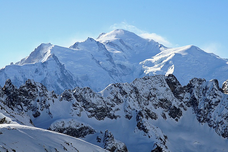 #13 Pointe de la Terrasse : Aiguilles Rouges et Mont Blanc Pointe de la Terrasse : Aiguilles Rouges et Mont Blanc