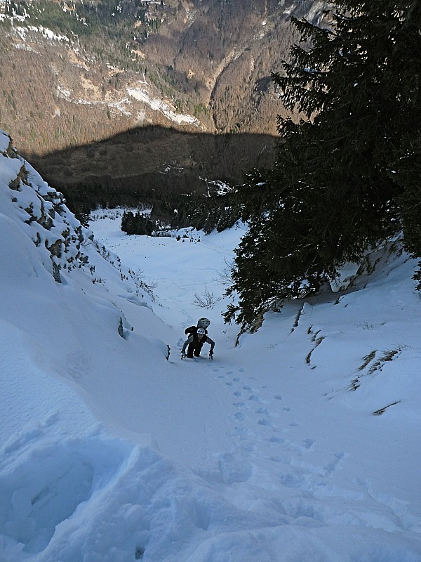 #3 Gde Faille : Le haut du couloir Claret Gde Faille : Le haut du couloir Claret