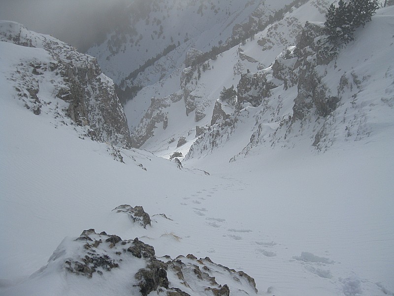 #2 Couloir de sortie de Fontfiole : Ca semblait plaqué Couloir de sortie de Fontfiole : Ca semblait plaqué