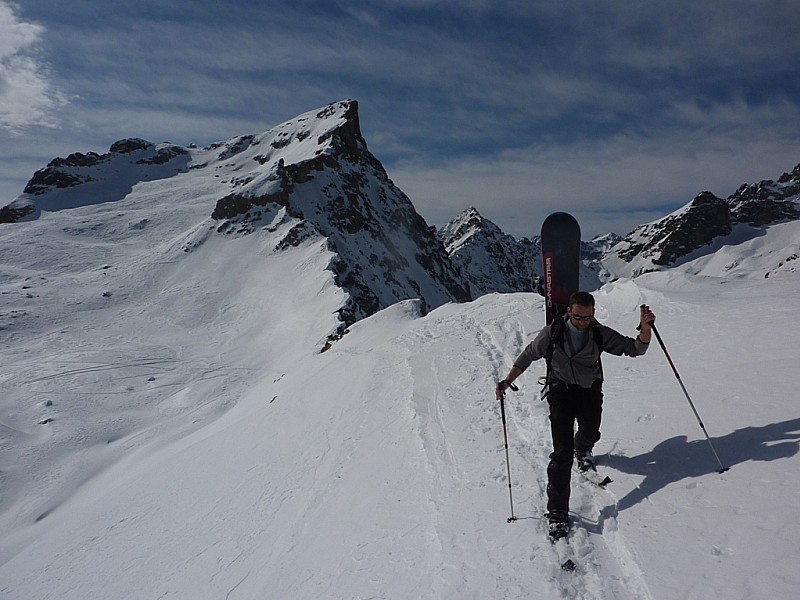 #4 Petite Crête : Avec la Blanche en piteux état derrière. Petite Crête : Avec la Blanche en piteux état derrière.