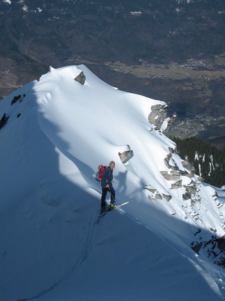 #3 Fred : Fred sur l Fred : Fred sur l'arête sous le Faux Villan