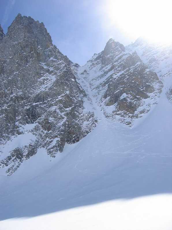 le couloir vu d'en bas : (photo Jip)