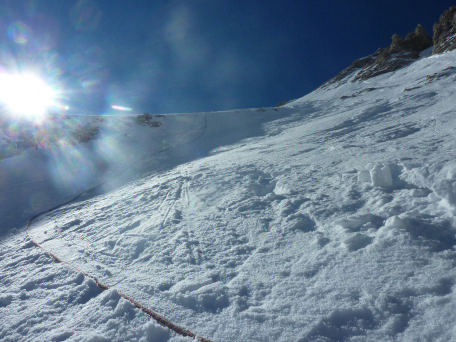 #6 Bure : La corde fixe dans le couloir pour "La grande trace" de ce week-end Bure : La corde fixe dans le couloir pour "La grande trace" de ce week-end