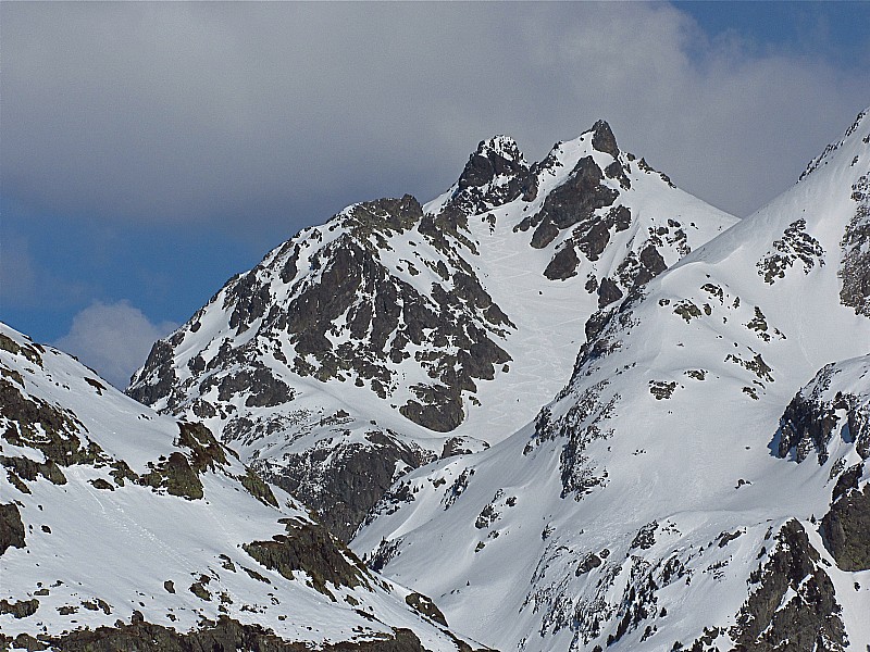 #7 Pointe de Jasse Bralard : Vue de la descente . Pointe de Jasse Bralard : Vue de la descente .