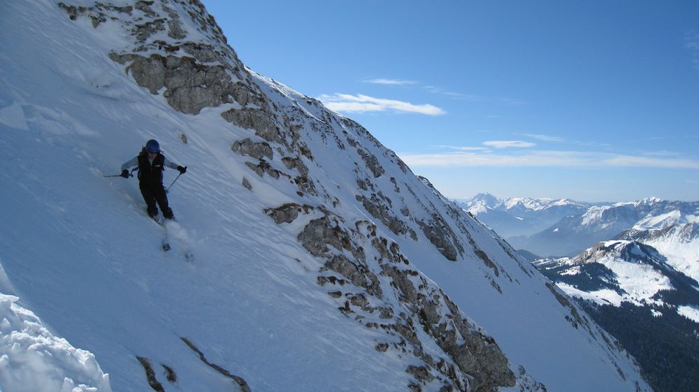 #10 Couloir Chauchefoin : dans la partie la plus raide Couloir Chauchefoin : dans la partie la plus raide