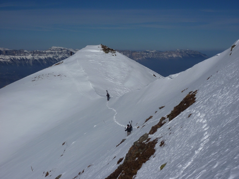 #4 Col du Rafour : Passage en Crampons obligtoire Col du Rafour : Passage en Crampons obligtoire