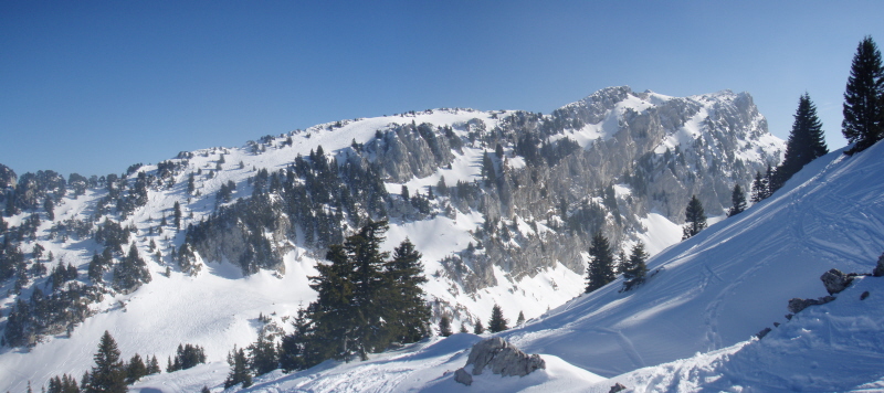 #3 Face ouest du Grand Som : vue depuis le col de Leschaud Face ouest du Grand Som : vue depuis le col de Leschaud