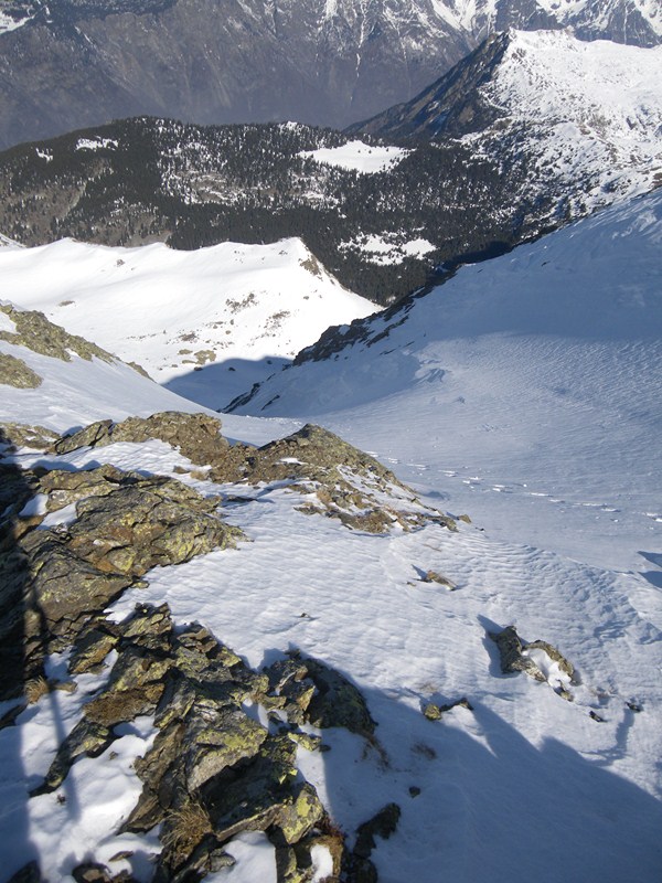 #3 photo3 : couloir sup de la croix, du haut, ca al photo3 : couloir sup de la croix, du haut, ca al'air bien dur!