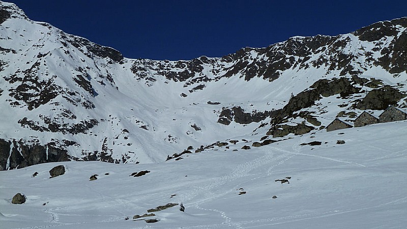 #2 les chalets : et le col de la Terrrase a la montée les chalets : et le col de la Terrrase a la montée